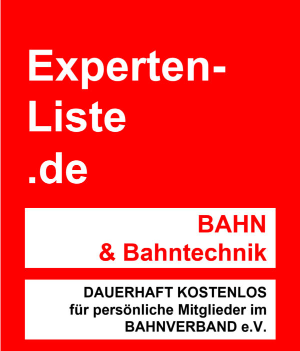 Experten-Liste-Bahn -> Expertenprofileintrag von persönlichen Mitgliedern im Bahnverband e.V.